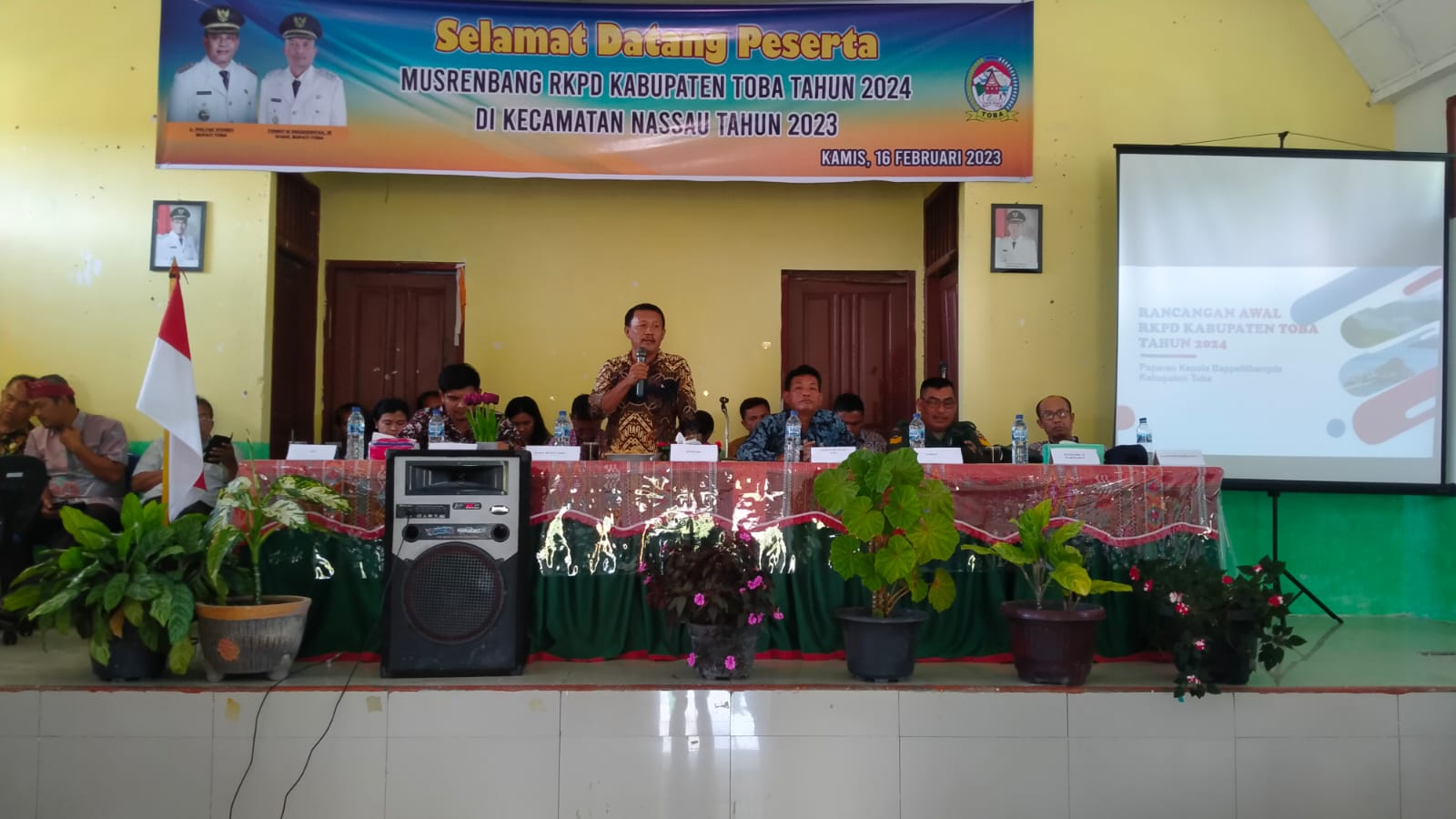 Musyawarah Rencana Pembangunan (Musrenbang) Rencana Kerja Pemerintah Daerah (RKPD) Kabupaten Toba Tahun 2024 di  Kecamatan Nassau