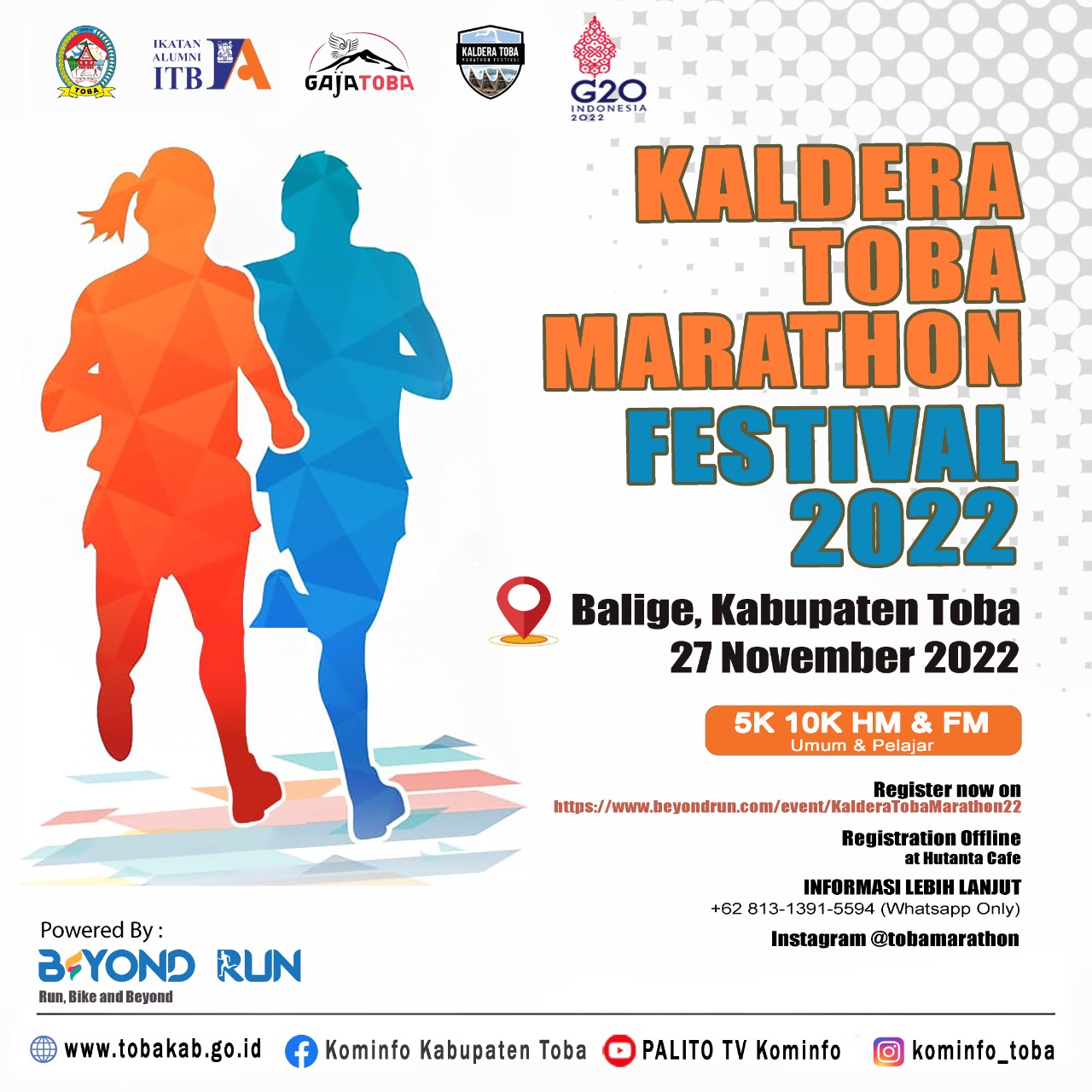 Kaldera Toba Marathon Festival 2022